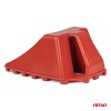 Wheel wedge with brake