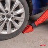 Wheel wedge with brake