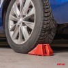 Wheel wedge with brake