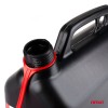 AMiO Plastic fuel can 5L, black AMiO-02887