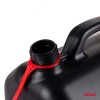 AMiO Plastic fuel can 10L, black AMiO-02888