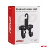 Car headrest hanger hooks