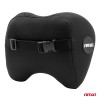 Car seat headrest with MEMORY foam Black CSH-05 AMIO-02961