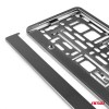 License Plate Frame - GRAPHITE metalic