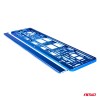 License Plate Frame - Blue metalic