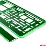 License Plate Frame - Green metalic