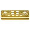 License Plate Frame - GOLD metalic