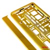 License Plate Frame - GOLD metalic