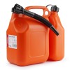 Plastic fuel can two-chamber 6L + 2,5L AMIO-03208