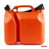 Plastic fuel can two-chamber 6L + 2,5L AMIO-03208