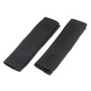 Seat belt pad black 2pcs set