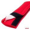 Seat belt pad red 2pcs set