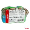 Ratchet tie down 2000kg 38mm 4m