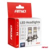 LED Headlights X4-series AVIATOR H3 6500K max 44W AMIO-03762
