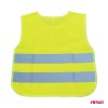 Safety vest for kids yellow with certyficate DINOSAUR AMIO-03936