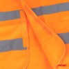 Safety vest orange with certificate XXL AMIO-03985