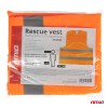 Safety vest orange with certificate XXL AMIO-03985