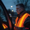 Safety vest orange with certificate XXL AMIO-03985