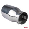 Exhaust silencer tip stainless steel chrome AMIO-04060
