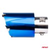 Exhaust silencer tip stainless steel blue AMIO-04066