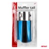 Exhaust silencer tip stainless steel blue AMIO-04066