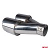 Exhaust silencer tip stainless steel chrome AMIO-04067