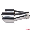 Exhaust silencer tip stainless steel chrome AMIO-04067
