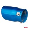 Exhaust silencer tip stainless steel blue AMIO-04072