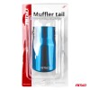 Exhaust silencer tip stainless steel blue AMIO-04072