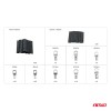 Heat shrink wire Connectors and Tubes 140pcs AMIO-04122