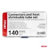 Heat shrink wire Connectors and Tubes 140pcs AMIO-04122
