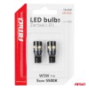 LED bulbs CANBUS T10 W5W 5SMD 3030 White 12V 24V AMIO-04239