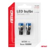 LED bulbs CANBUS T10 W5W 5SMD 3030 White 12V 24V AMIO-04240