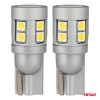 LED bulbs CANBUS T10 W5W 12 SMD 3030 White 12V 24V AMIO-04243