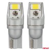 LED bulbs CANBUS T10 W5W 2SMD 3570 White 12V 24V AMIO-04256