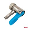 Iron nickel plating tire inflator connector 8 mm AMIO-04498