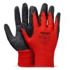PE Latex coatedsafety gloves 4 pcs Size 8 (2 pairs), 2121X AMIO-04635