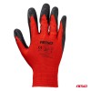 PE Latex coatedsafety gloves 4 pcs Size 8 (2 pairs), 2121X AMIO-04635