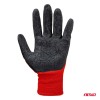 PE Latex coatedsafety gloves 4 pcs Size 8 (2 pairs), 2121X AMIO-04635