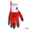 PE Latex coatedsafety gloves 4 pcs Size 8 (2 pairs), 2121X AMIO-04635