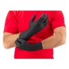 Nitrile gloves MERCATOR MOTO  black size XXL, 100 pcs