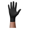 Mercator GoGrip BLACK nitrile gloves 4 pcs size L