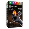 Mercator GoGrip ONE-BY-ONE Black nitrile gloves 100pcs size M